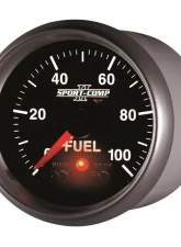 AutoMeter GAUGE; FUEL PRESS; 2 1/16in.; 100PSI; DIGITAL STPR MTR W/PK/WRN; SPORT-COMP II                                     - 3671 - Image 3