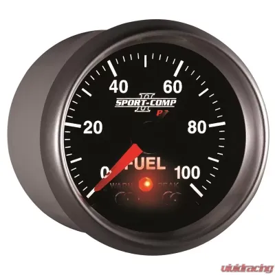 AutoMeter GAUGE; FUEL PRESS; 2 1/16in.; 100PSI; DIGITAL STPR MTR W/PK/WRN; SPORT-COMP II - 3671