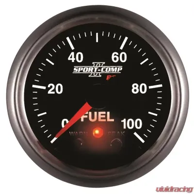 AutoMeter GAUGE; FUEL PRESS; 2 1/16in.; 100PSI; DIGITAL STPR MTR W/PK/WRN; SPORT-COMP II - 3671