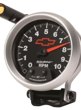 AutoMeter GAUGE; TACHOMETER; 3 3/4in.; 10K RPM; PEDESTAL W/EXT. QUICK-LITE; CHEVY RED BOWT                                     - 3690-00406 - Image 5