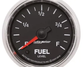 AutoMeter GAUGE; FUEL LEVEL; 2 1/16in.; 0-280O PROGRAMMABLE; GS