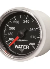 AutoMeter GAUGE; WATER TEMP; 2 1/16in.; 140-280deg.F; MECHANICAL; GS                                     - 3831 - Image 2