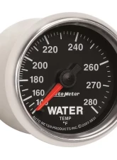 AutoMeter GAUGE; WATER TEMP; 2 1/16in.; 140-280deg.F; MECHANICAL; GS                                     - 3831 - Image 5