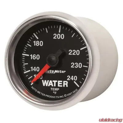 AutoMeter GAUGE; WATER TEMP; 2 1/16in.; 120-240deg.F; MECHANICAL; GS - 3832