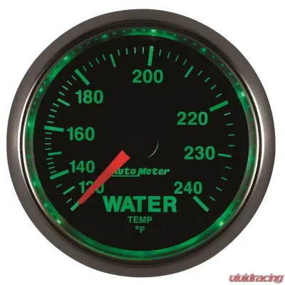 AutoMeter GAUGE; WATER TEMP; 2 1/16in.; 120-240deg.F; MECHANICAL; GS - 3832