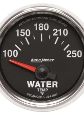 AutoMeter GAUGE; WATER TEMP; 2 1/16in.; 100-250deg.F; ELECTRIC; GS                                     - 3837 - Image 6