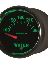 AutoMeter GAUGE; WATER TEMP; 2 1/16in.; 100-250deg.F; ELECTRIC; GS                                     - 3837 - Image 3