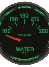 AutoMeter GAUGE; WATER TEMP; 2 1/16in.; 100-250deg.F; ELECTRIC; GS                                     - 3837 - Image 4