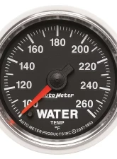 AutoMeter GAUGE; WATER TEMP; 2 1/16in.; 100-260deg.F; DIGITAL STEPPER MOTOR; GS                                     - 3855 - Image 6