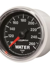 AutoMeter GAUGE; WATER TEMP; 2 1/16in.; 100-260deg.F; DIGITAL STEPPER MOTOR; GS                                     - 3855 - Image 2