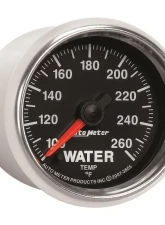 AutoMeter GAUGE; WATER TEMP; 2 1/16in.; 100-260deg.F; DIGITAL STEPPER MOTOR; GS                                     - 3855 - Image 5