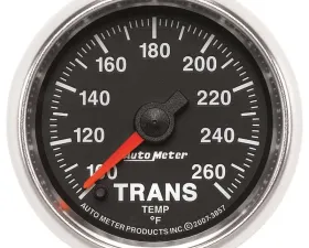 AutoMeter GAUGE; TRANSMISSION TEMP; 2 1/16in.; 100-260deg.F; DIGITAL STEPPER MOTOR; GS