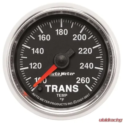 AutoMeter GAUGE; TRANSMISSION TEMP; 2 1/16in.; 100-260deg.F; DIGITAL STEPPER MOTOR; GS - 3857