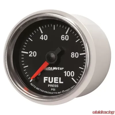 AutoMeter GAUGE; FUEL PRESSURE; 2 1/16in.; 100PSI; DIGITAL STEPPER MOTOR; GS - 3863