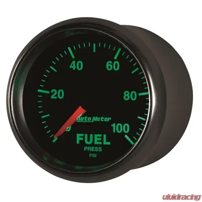 AutoMeter GAUGE; FUEL PRESSURE; 2 1/16in.; 100PSI; DIGITAL STEPPER MOTOR; GS - 3863