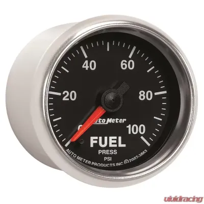 AutoMeter GAUGE; FUEL PRESSURE; 2 1/16in.; 100PSI; DIGITAL STEPPER MOTOR; GS - 3863