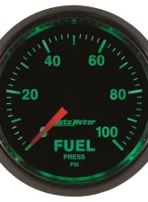 AutoMeter GAUGE; FUEL PRESSURE; 2 1/16in.; 100PSI; DIGITAL STEPPER MOTOR; GS                                     - 3863 - Image 4