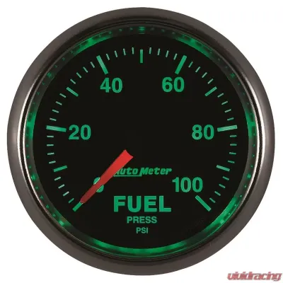 AutoMeter GAUGE; FUEL PRESSURE; 2 1/16in.; 100PSI; DIGITAL STEPPER MOTOR; GS - 3863