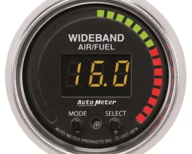 AutoMeter GAUGE; AIR/FUEL RATIO-PRO; 2 1/16in.; 10:1-20:1; DIGITAL W/PEAK/WARN; GS