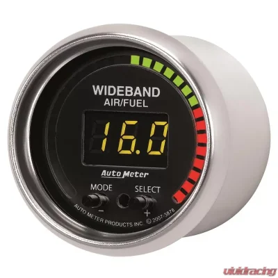 AutoMeter GAUGE; AIR/FUEL RATIO-PRO; 2 1/16in.; 10:1-20:1; DIGITAL W/PEAK/WARN; GS - 3878