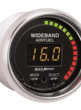 AutoMeter GAUGE; AIR/FUEL RATIO-PRO; 2 1/16in.; 10:1-20:1; DIGITAL W/PEAK/WARN; GS                                     - 3878 - Image 3