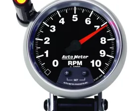 AutoMeter GAUGE; TACHOMETER; 3 3/4in.; 10K RPM; PEDESTAL W/EXT. QUICK-LITE; GS