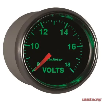 AutoMeter GAUGE; VOLTMETER; 2 1/16in.; 18V; DIGITAL STEPPER MOTOR; GS - 3891