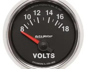 AutoMeter GAUGE; VOLTMETER; 2 1/16in.; 18V; ELECTRIC; GS