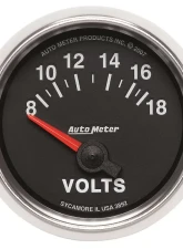 AutoMeter GAUGE; VOLTMETER; 2 1/16in.; 18V; ELECTRIC; GS                                     - 3892 - Image 6