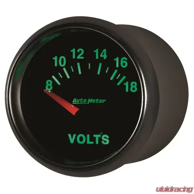 AutoMeter GAUGE; VOLTMETER; 2 1/16in.; 18V; ELECTRIC; GS - 3892