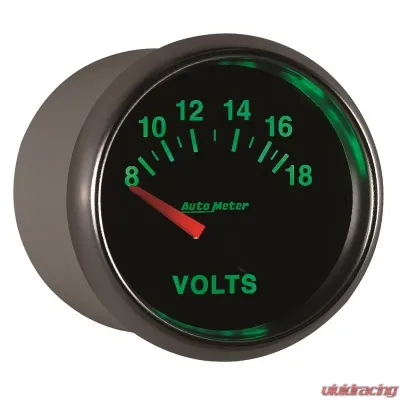 AutoMeter GAUGE; VOLTMETER; 2 1/16in.; 18V; ELECTRIC; GS - 3892