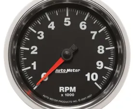 AutoMeter GAUGE; TACHOMETER; 3 3/8in.; 10K RPM; IN-DASH; GS