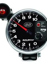 AutoMeter GAUGE; TACHOMETER; 5in.; 10K RPM; PEDESTAL W/EXT. SHIFT-LITE; GS                                     - 3899 - Image 2