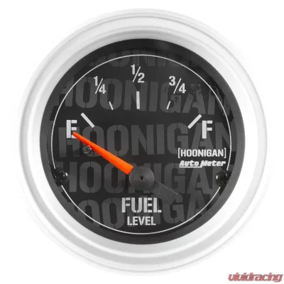 AutoMeter GAUGE; FUEL LEVEL; 2 1/16in.; 240OE TO 33OF; ELEC; HOONIGAN - 4316-09000