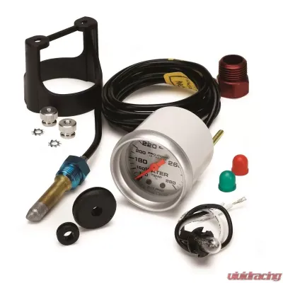 AutoMeter GAUGE; WATER TEMP; 2 1/16in.; 140-280deg.F; MECHANICAL; ULTRA-LITE - 4331