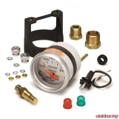 AutoMeter GAUGE; WATER TEMP; 2 1/16in.; 100-250deg.F; ELECTRIC; ULTRA-LITE - 4337