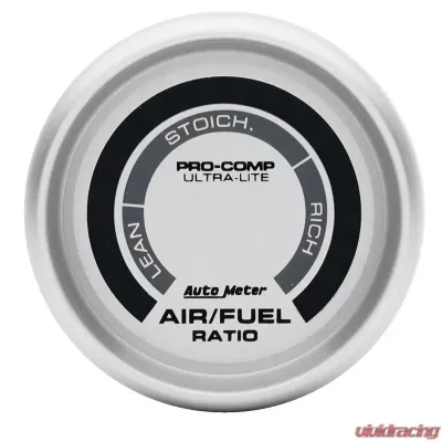 AutoMeter GAUGE; AIR/FUEL RATIO-NARROWBAND; 2 1/16in.; LEAN-RICH; LED ARRAY; ULTRA-LITE - 4375