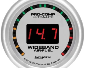 AutoMeter GAUGE; AIR/FUEL RATIO-WIDEBAND; STREET; 2 1/16in.; 10:1-17:1; DIGITAL; ULTRA-LIT