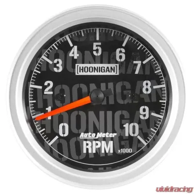 AutoMeter GAUGE; TACHOMETER; 3 3/8in.; 10K RPM; IN-DASH; HOONIGAN - 4497-09000