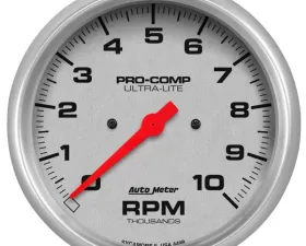 AutoMeter GAUGE; TACHOMETER; 5in.; 10K RPM; IN-DASH; ULTRA-LITE