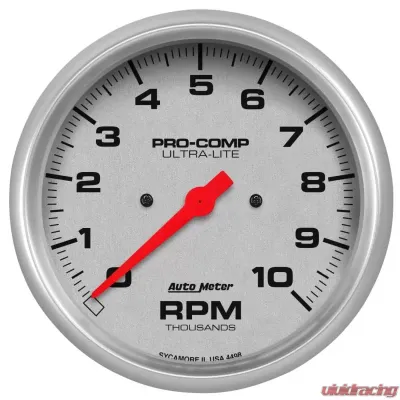 AutoMeter GAUGE; TACHOMETER; 5in.; 10K RPM; IN-DASH; ULTRA-LITE - 4498