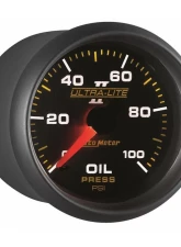 AutoMeter GAUGE; OIL PRESSURE; 2 1/16in.; 100PSI; MECHANICAL; ULTRA-LITE II                                     - 4921 - Image 6