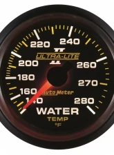 AutoMeter GAUGE; WATER TEMP; 2 1/16in.; 140-280deg.F; MECHANICAL; ULTRA-LITE II                                     - 4931 - Image 4