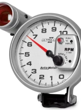 AutoMeter GAUGE; TACHOMETER; 5in.; 10K RPM; PEDESTAL W/EXT. SHIFT-LITE; ULTRA-LITE II                                     - 4999 - Image 2