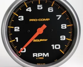 AutoMeter GAUGE; TACHOMETER; 5in.; 10K RPM; IN-DASH; PRO-COMP