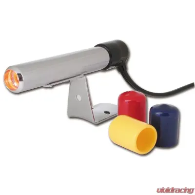 AutoMeter SHIFT LIGHT; AMBER LED; PEDESTAL; CHROME; QUICK-LITE - 5329