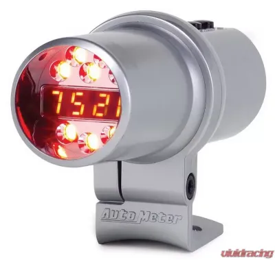 AutoMeter SHIFT LIGHT; DIGL W/MULTI-COLOR LED; SLVR; PEDESTAL W/RPM PLAYBK; DPSS LEVEL 3 - 5351