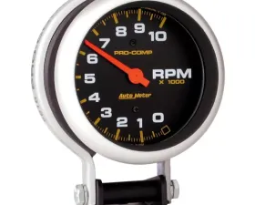 AutoMeter GAUGE; TACHOMETER; 3 3/4in.; 10K RPM; PEDESTAL; PRO-COMP