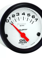 AutoMeter GAUGE; OIL PRESSURE; 2 1/16in.; 7BAR; ELECTRIC; PHANTOM                                     - 5727-M - Image 2