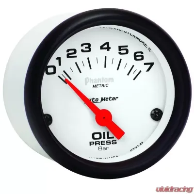 AutoMeter GAUGE; OIL PRESSURE; 2 1/16in.; 7BAR; ELECTRIC; PHANTOM - 5727-M
